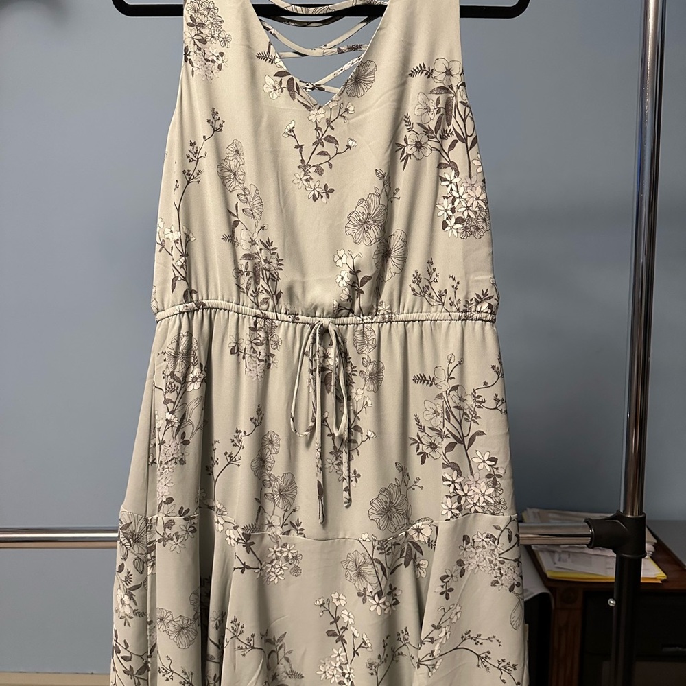 Maurices Floral Print Sleeveless Dress